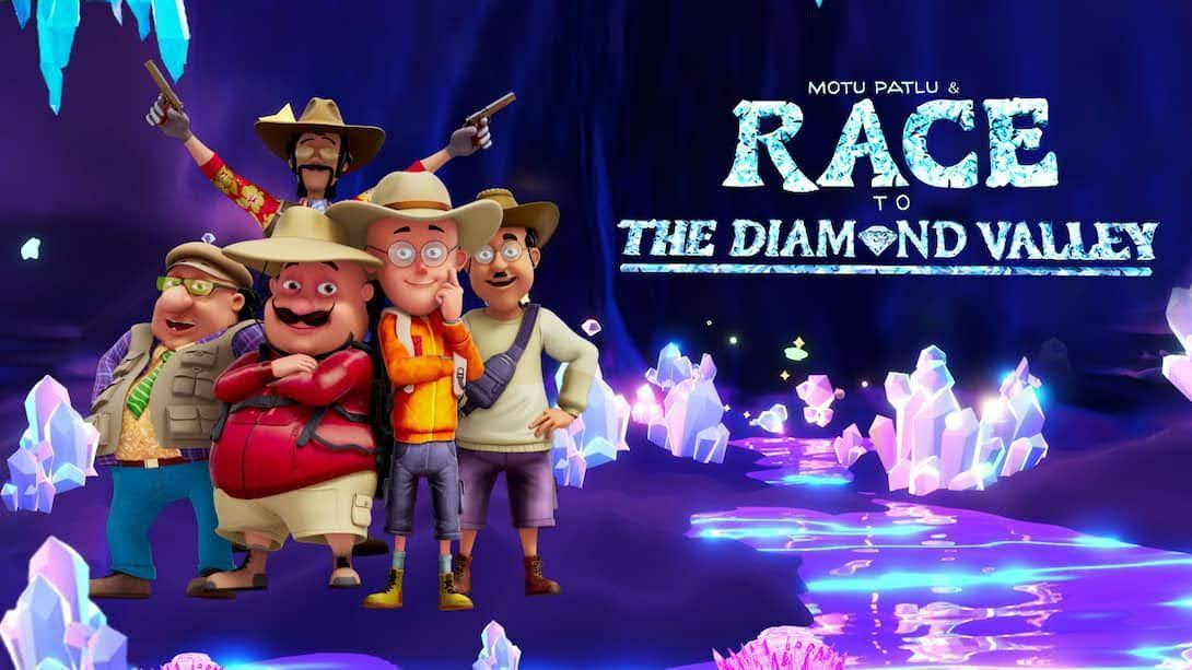 Motu Patlu And The Race To The Diamond Valley [Hindi-Tamil-Telugu-Bengali-Marathi-Malayalam]