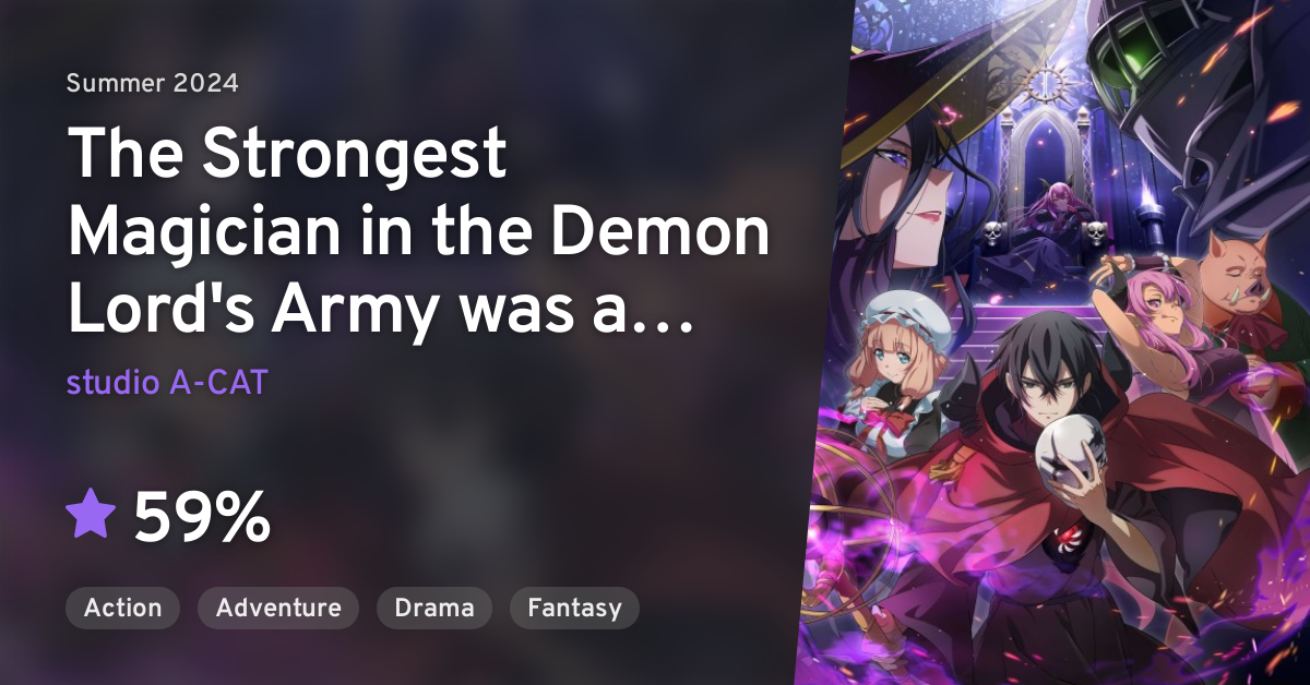 The Strongest Magician in the Demon Lord's Army Was a Human (2024) Season 01 [Hindi-Japanese-Tamil-Telugu]