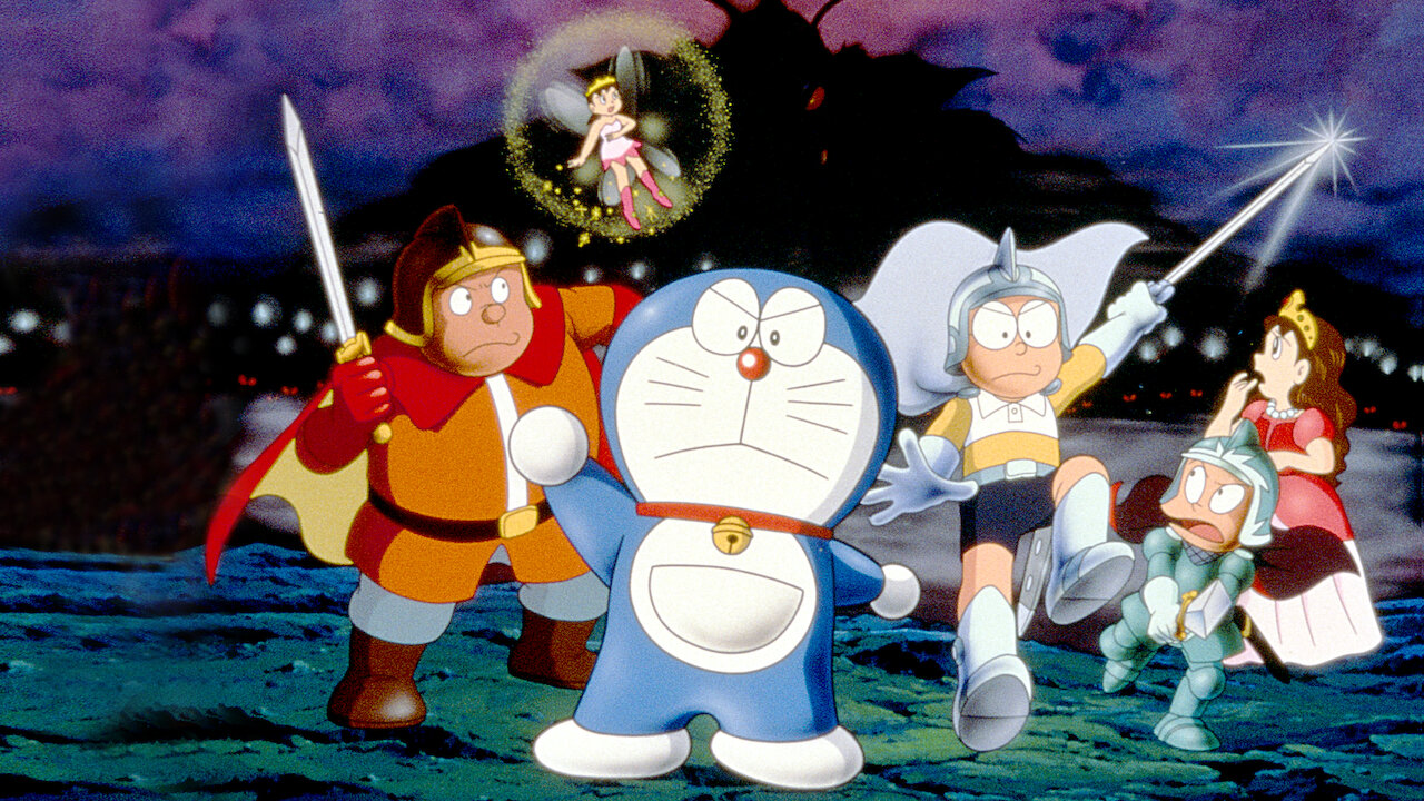 Doraemon: Nobita's Three Visionary Swordsmen (1994) Dubbed by Hungama TV Dual Audio [Hindi-Japanese]