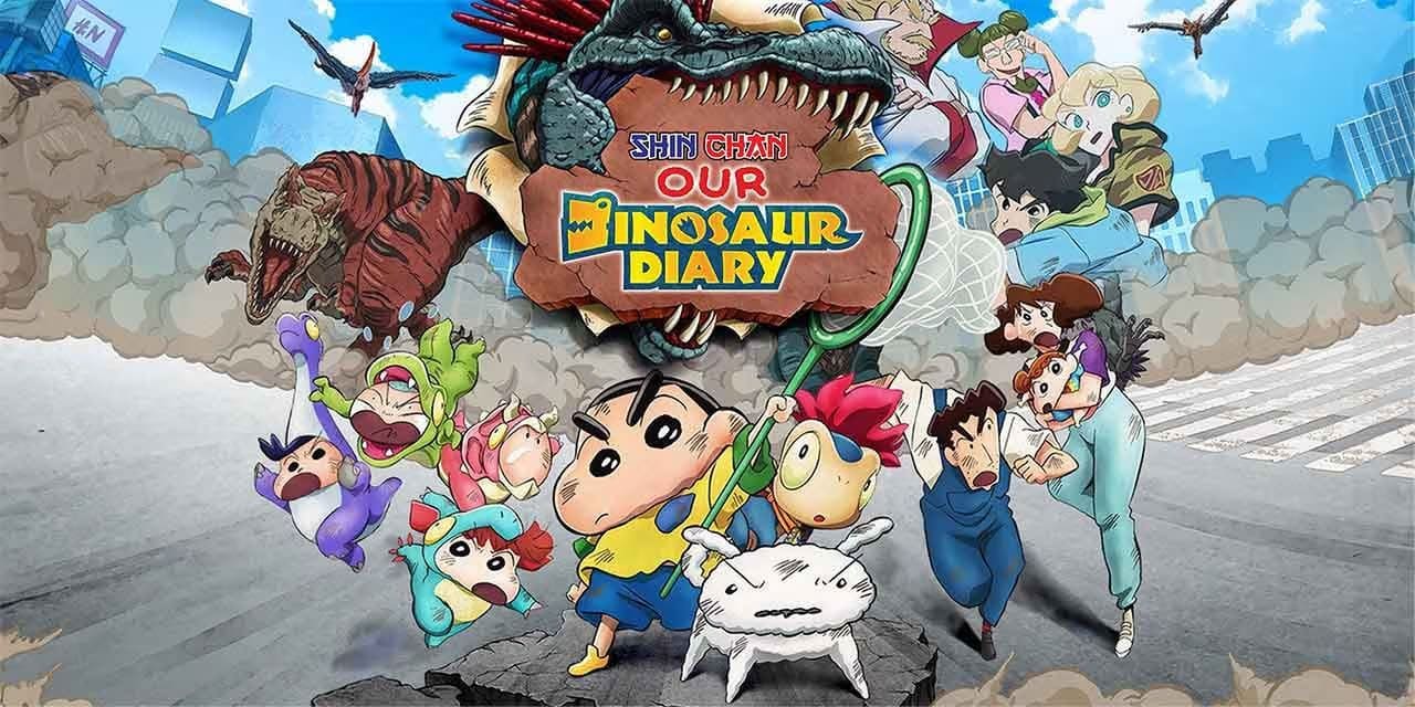 Crayon Shin-chan the Movie: Our Dinosaur Diary (2024) Official Dubbed Dual Audio [Hindi-Japanese]