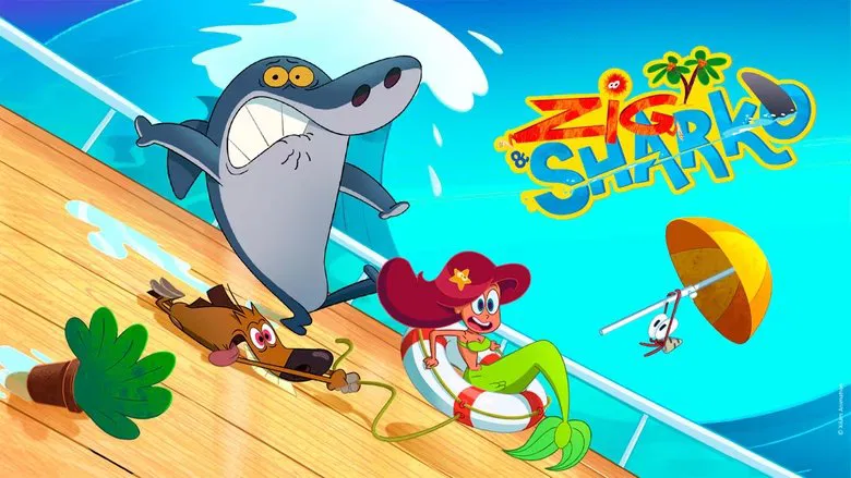 Zig and Sharko (2010) Season 01 - 03 Official Dubbed Dual Audio [Hindi-English] Complete All Episodes WEB-DL HD