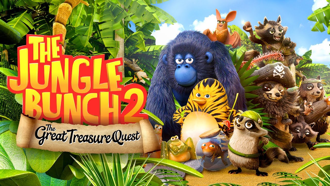The Jungle Bunch 2: The Great Treasure Quest (2014) Official Dubbed Dual Audio [Hindi-French] in 480p & 720p & 1080p.
