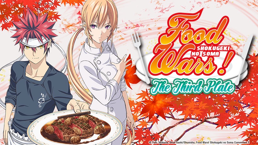 Food Wars!: Shokugeki no Soma Season 3 BluRay [Hindi-Eng-Jap] Multi Audio DD2.0 480p, 720p & 1080p HD | 10bit HEVC ESub (ZeeCafe Dub)